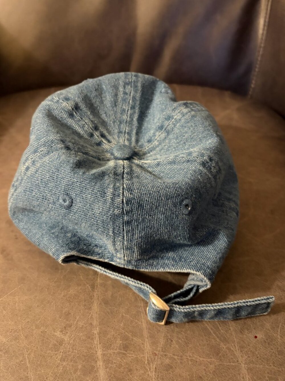 Book Person Denim Baseball Cap - Picture 3 of 4
